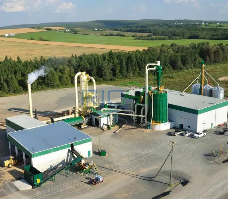 Italy wood pellet processing equipment project