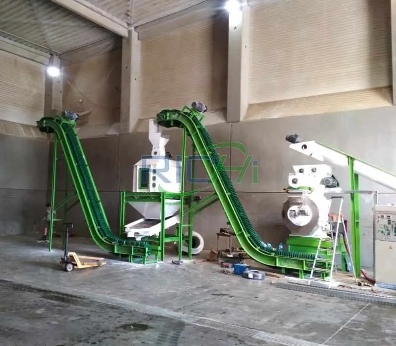 Romania wood pellet line project