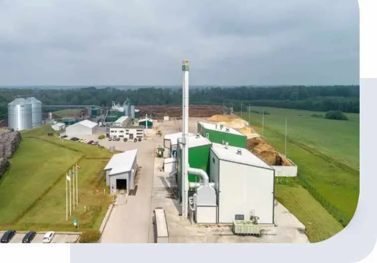 wood pellets plant construction process