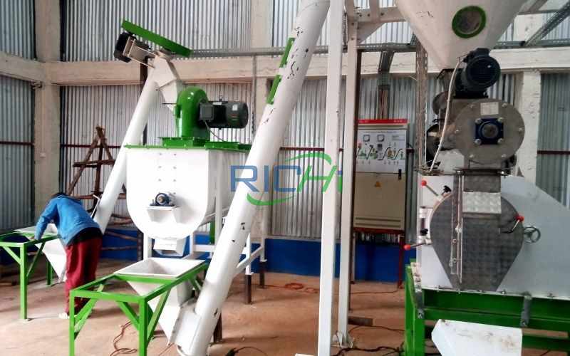 1-2T/H animal feed factory project In Yemen