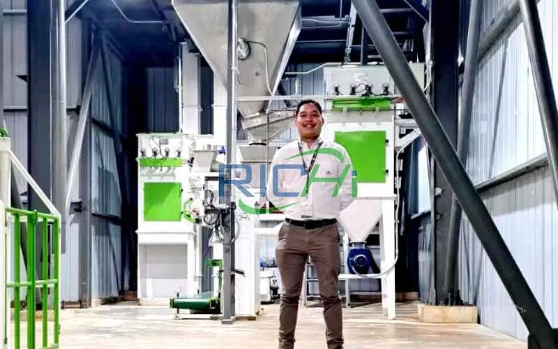 5T/H poultry feed mill project in El Salvador