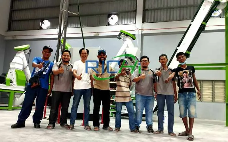 3-4T/H poultry feed mill project in Malaysia