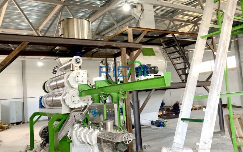 1T/H extruded feed mill in Egypt