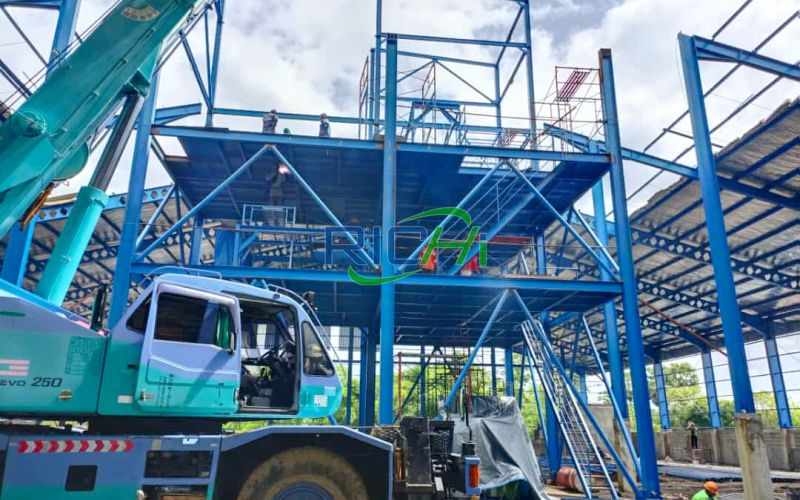 2T/H shrimp feed line in South Africa