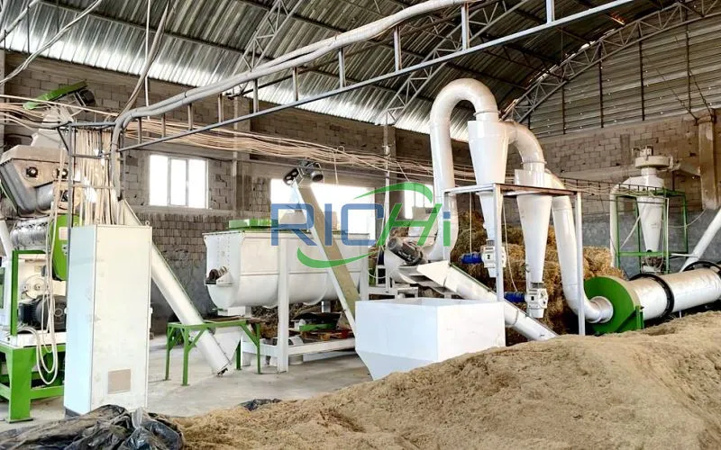 Napier Grass Pellet Production Line In India
