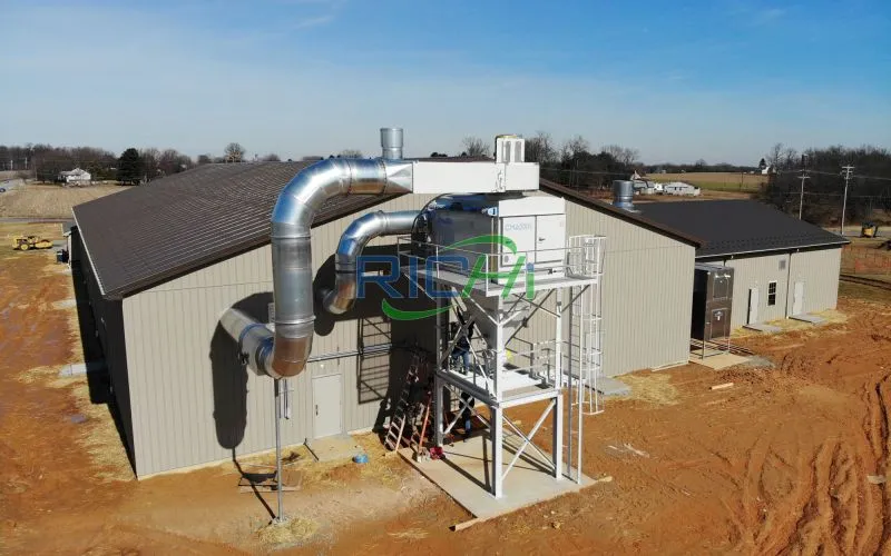 Straw Wood Pellet Production Line in France