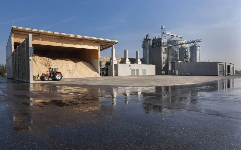 5T/H Wood pellet plant construction in Finland