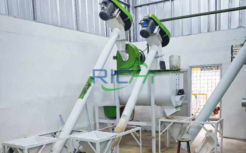 1-2T/H poultry feed mill project in Egypt