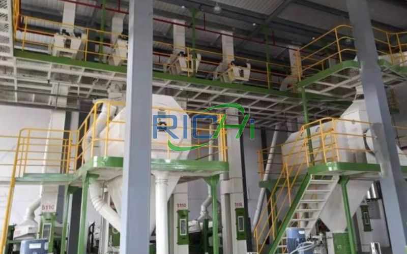 15T/H poultry feed mill project in Iran