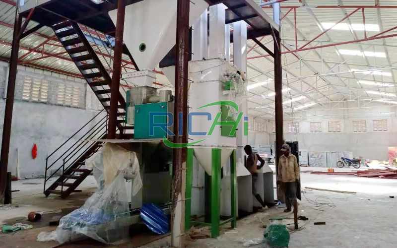 3-4T/H animal feed factory project In Tanzania