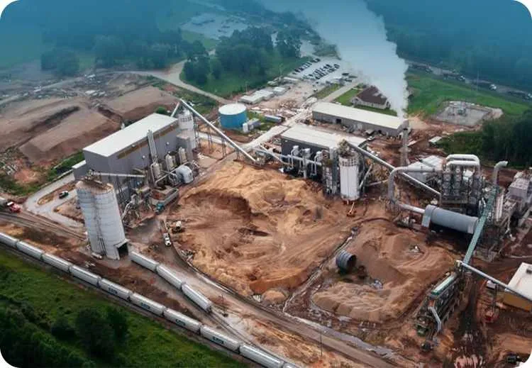 25-30T/H large scale wood pellet plant construction in Russia