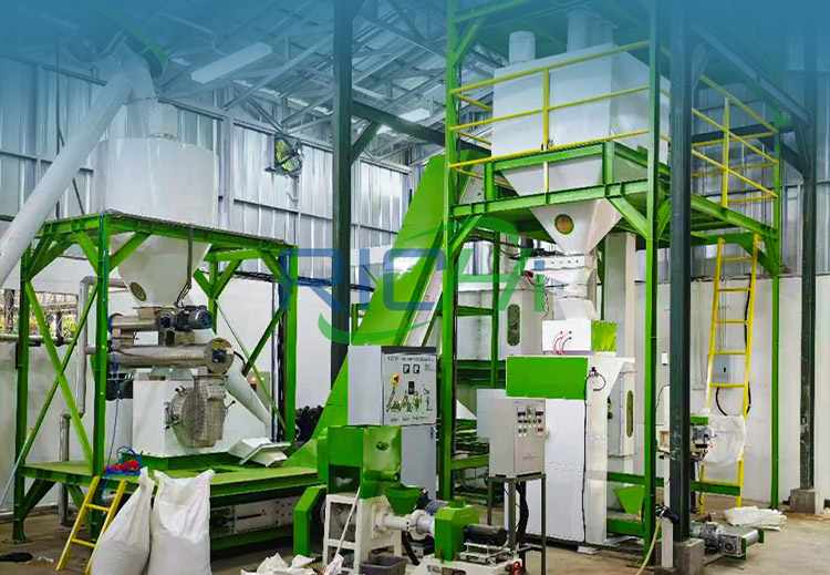 small fish feed line in Indonesia