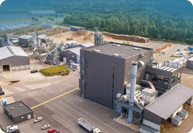 4-5T/H wood pellet plant construction in brazil