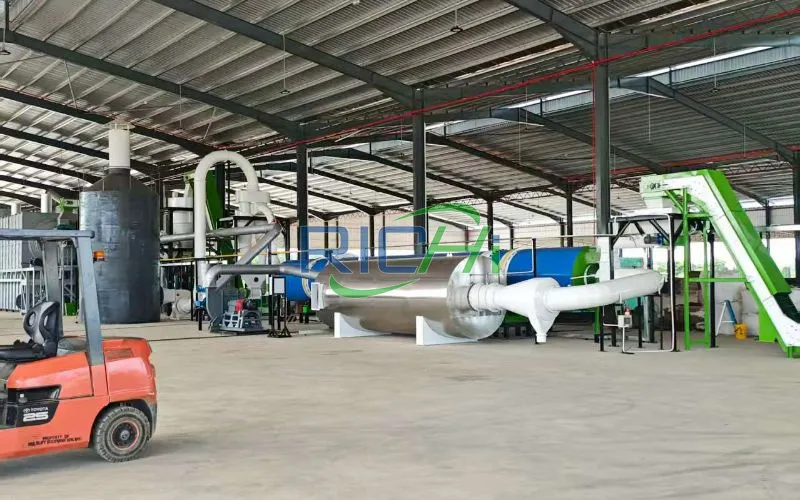 İndoneziyada saatda 2 ton ağac pelet zavodunun tikintisi
