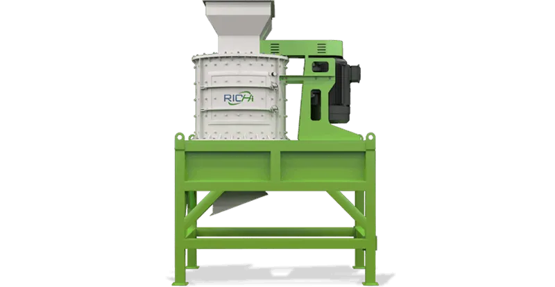 Organic fertilizer vertical crusher