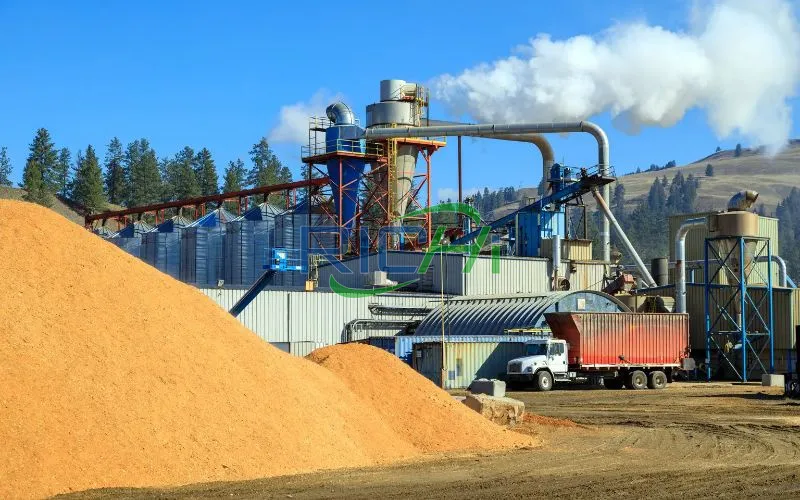 Wood pellet plant construction project in Greece