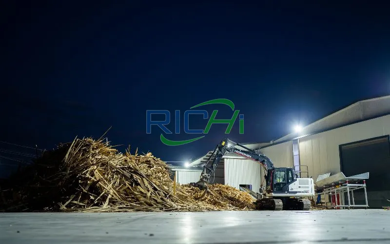 Wood pellet plant construction project in Türkiye