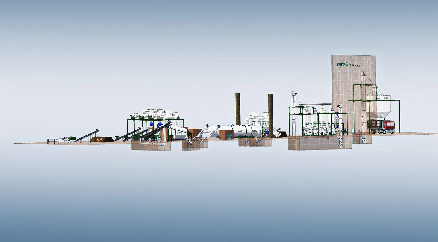 3-5tph organic fertilizer manufacturing plant solution