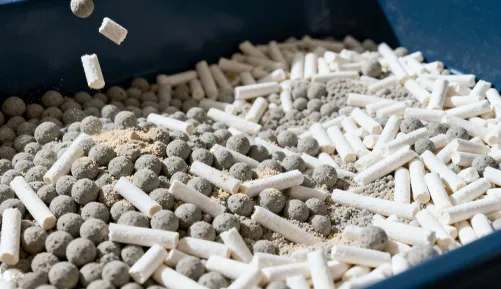 Eco-Friendly Flushable Wood Pellet Litter