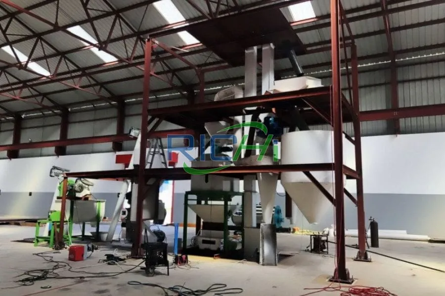 3-4t/h Pig Feed pelleting machine in Nigeria