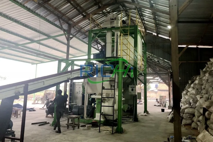 3-4t/h Coconut Waste pellet machine for sale philippines