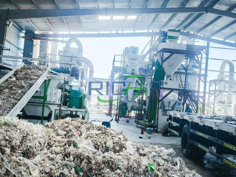 2 t/h RDF pelletizing machine for sale philippi