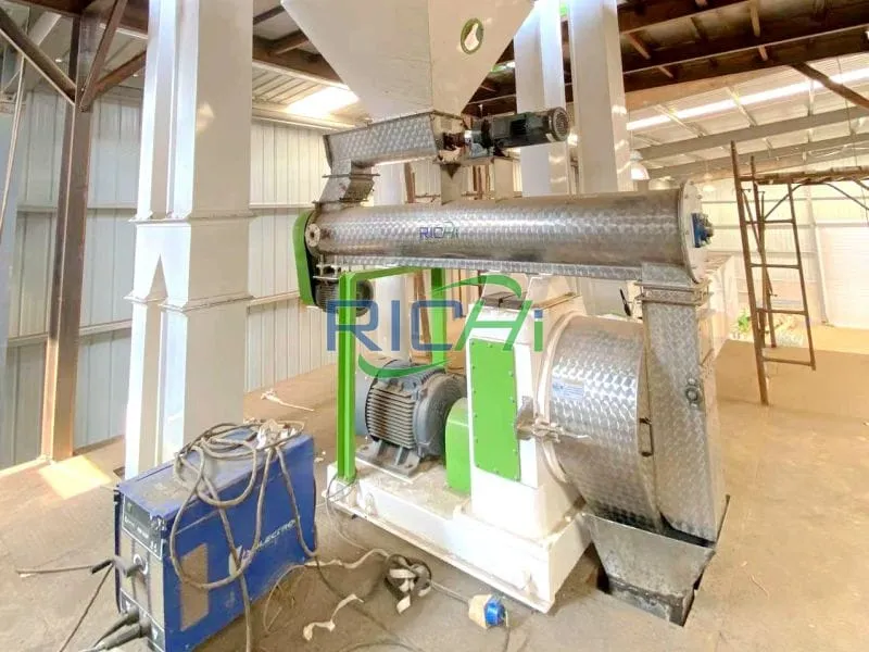 3-4t/h chicken feed pellet machine nz project