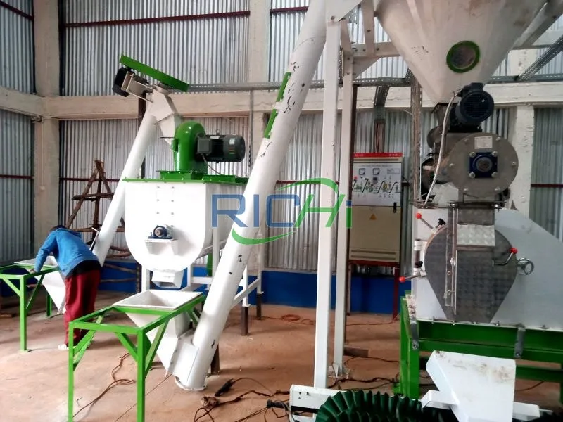 1t/h livestock feed pellet machine in Nigeria