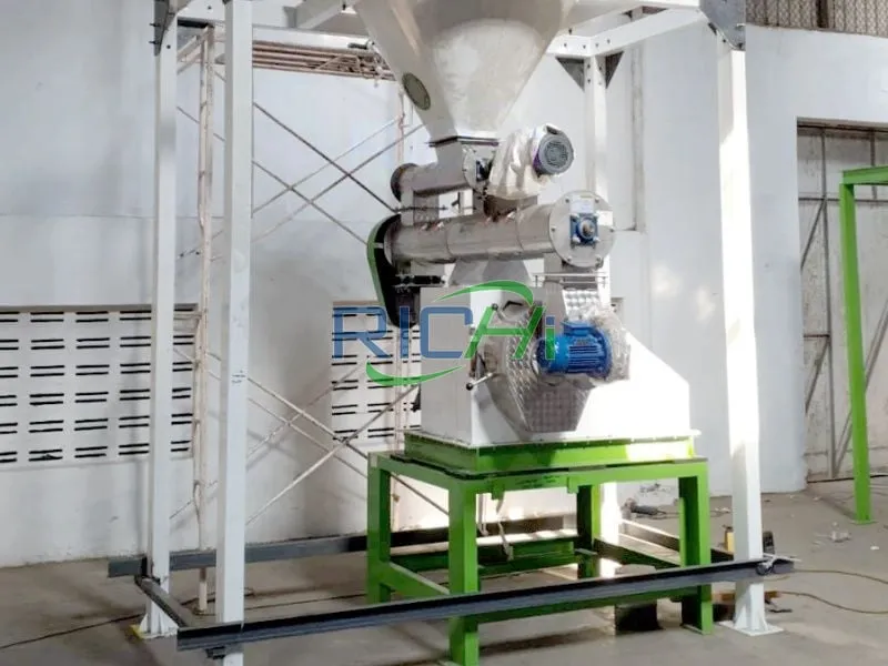 1-2t/h broiler feed pellet making machine in india