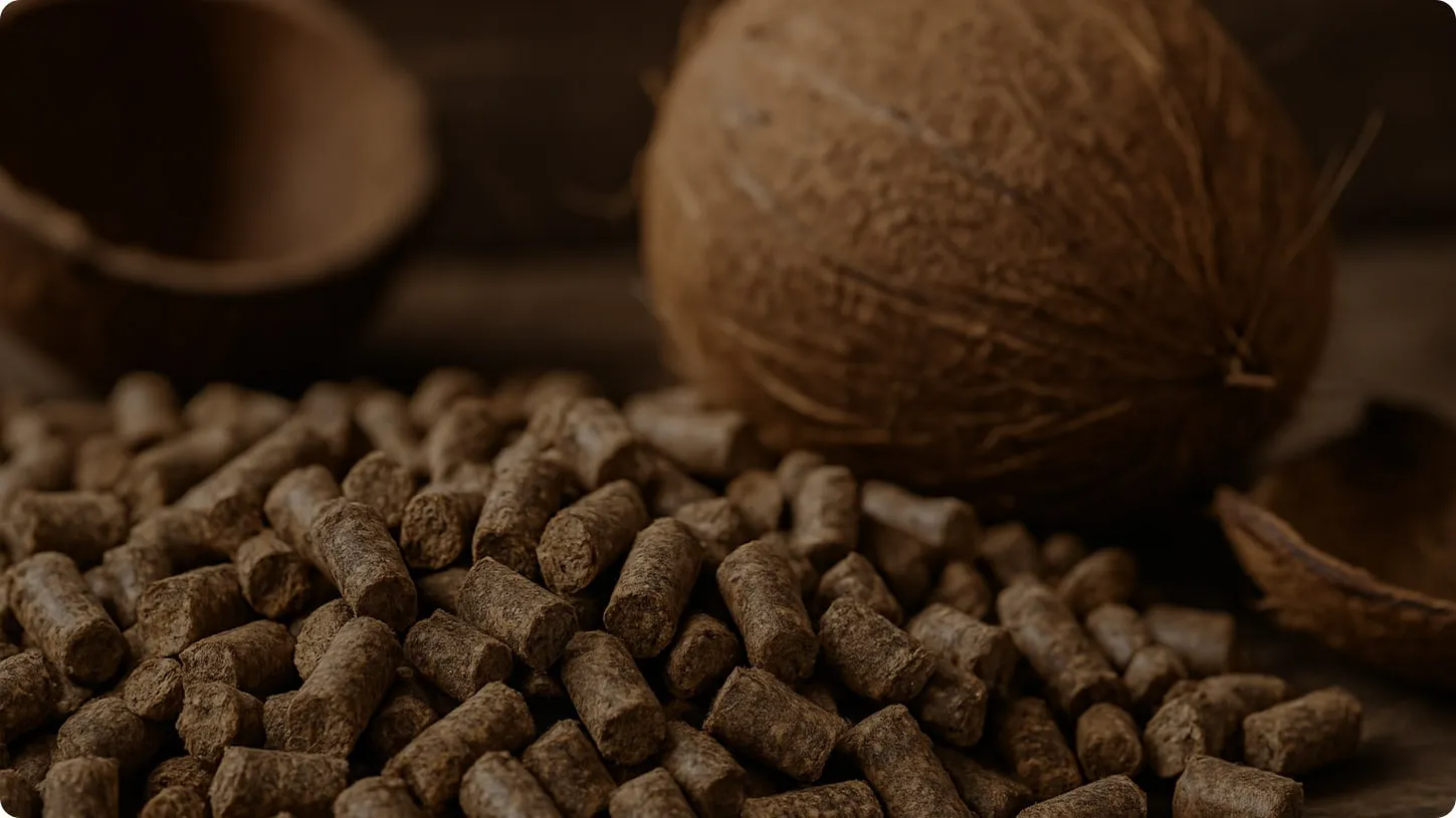 2-3T/H Coconut Shell Pellet Production Line In philippines