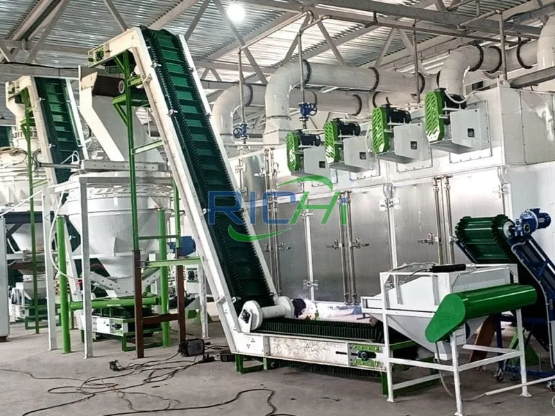 10-12t/h eco cat litter making machine in Russia