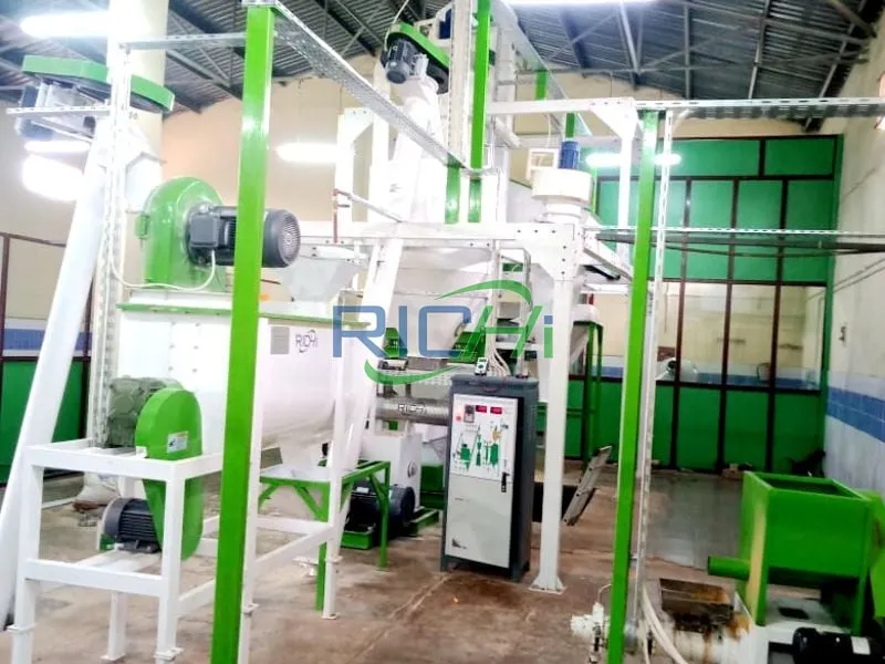 1-2t/h Cassava Peel pelleting machine in Nigeria