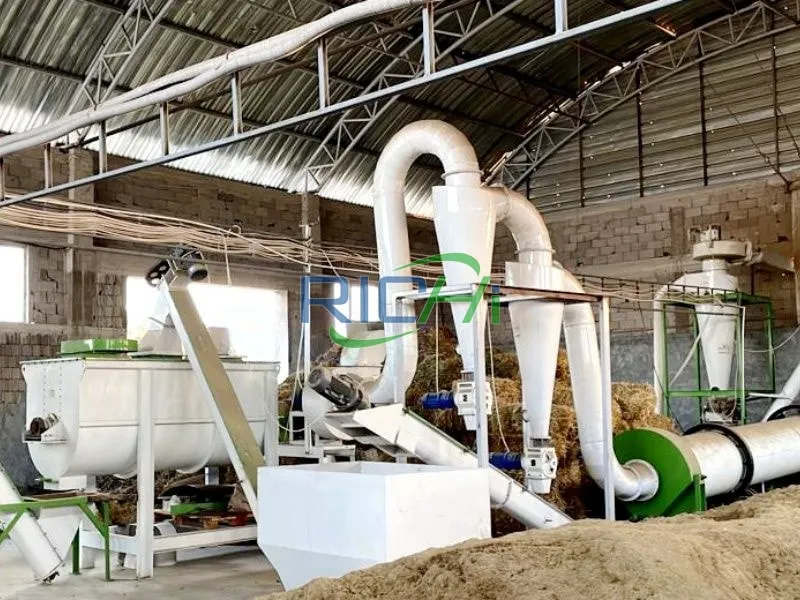 1-2t/h nappier grass pellet making machine in india