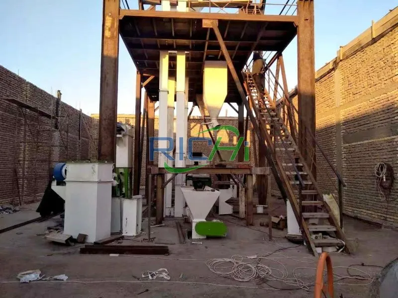 3-4t/h Cattle Feed pelleting machine in Nigeria