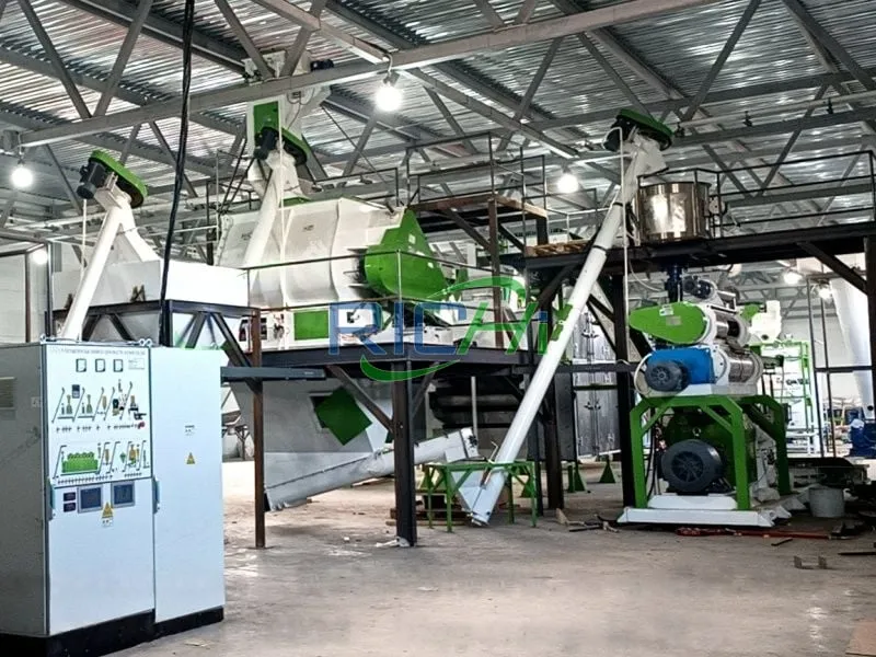 1t/h fish feed production machine in nigeria 