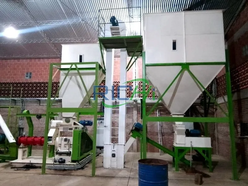 5t/h animal feed production line pakistan project