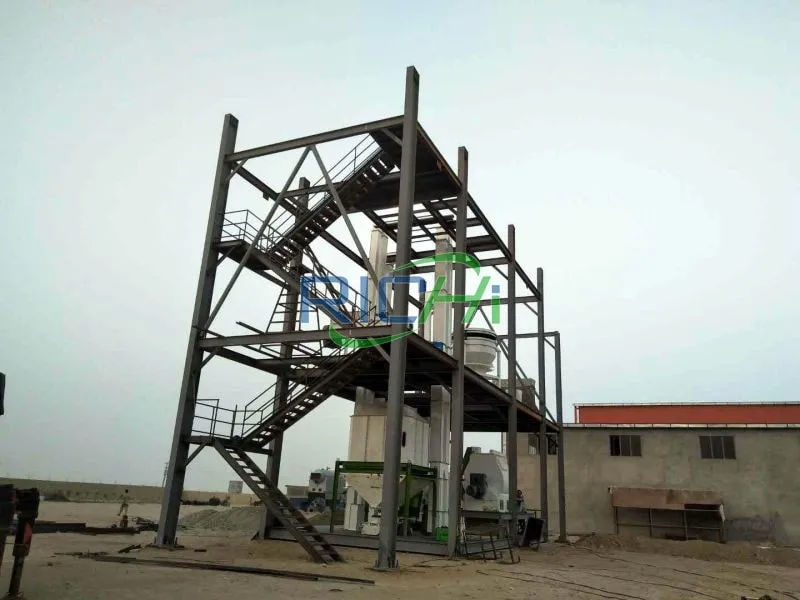 10t/h Goat Feed pelleting machine in Nigeria