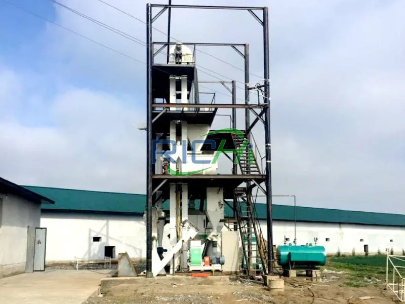 5t/h Groundnut Shell pelleting machine in Nigeria