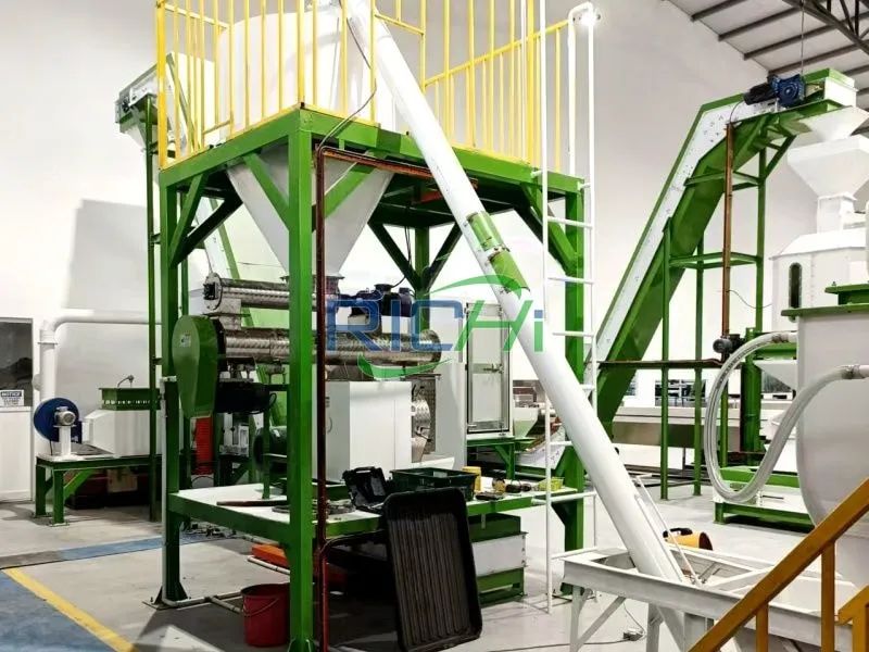 4t/h fruit processing waste pelletizer south africa project