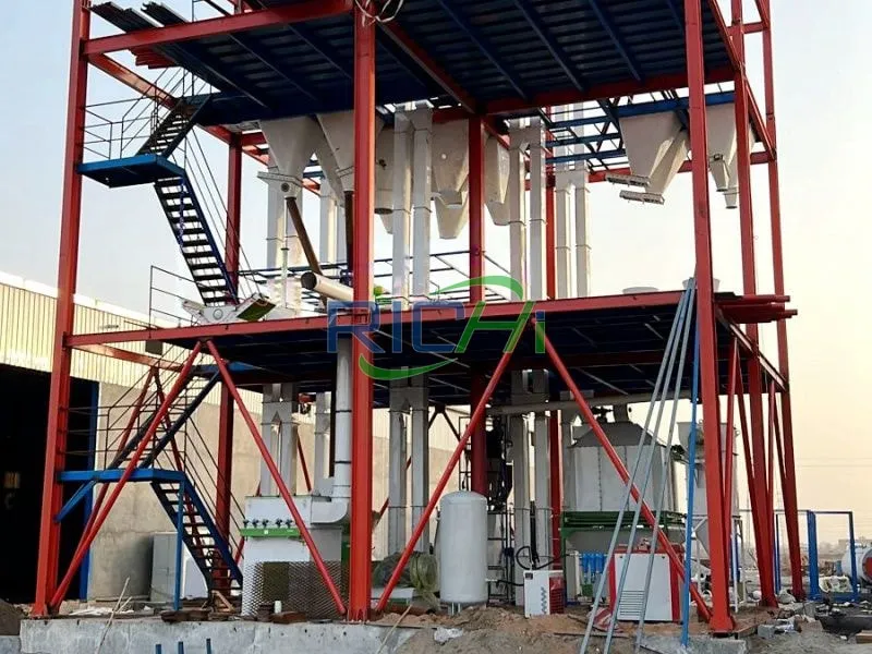 10T/H Cattle Feed pelleting machine in Nigeria