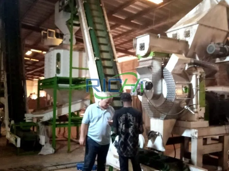 3 t/h biochar pellet press machine in Argentina