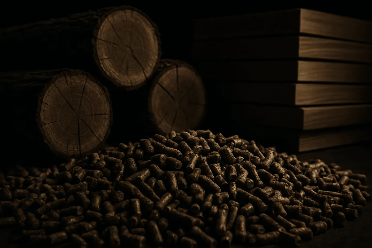 wood pellets