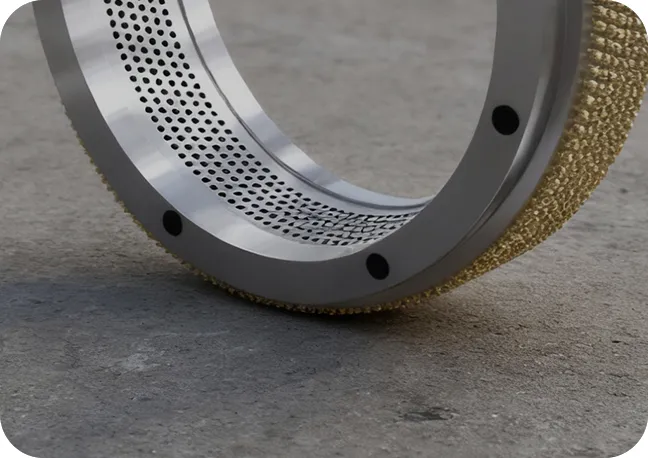 Operating principle video image of the ring die pellet mill