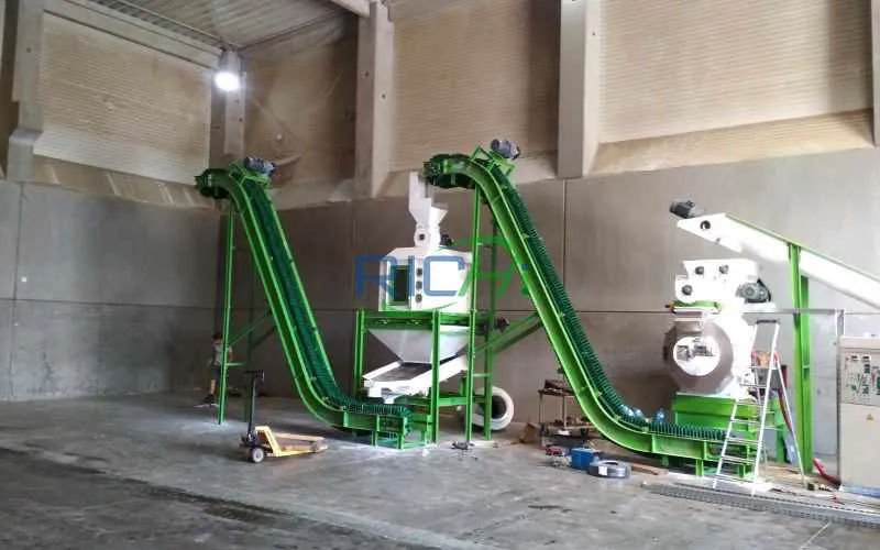 2t/h Tea waste pellet making machine in Kenya