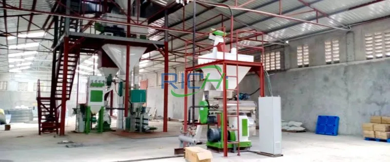 Animal feed granulator in Tanzania