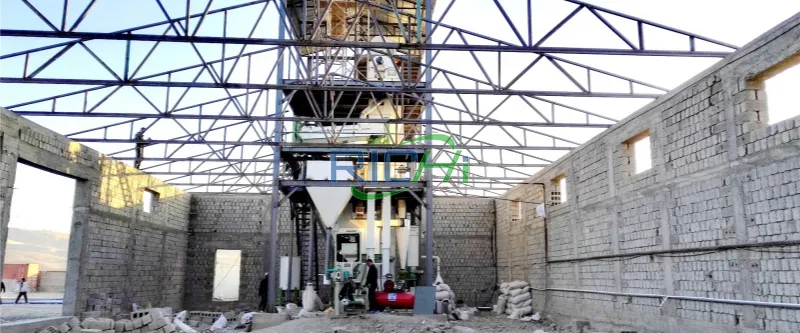 feed pellet production line project in Myanmar