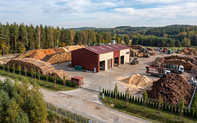 Commercial Biomass Pellet Plant in Poland