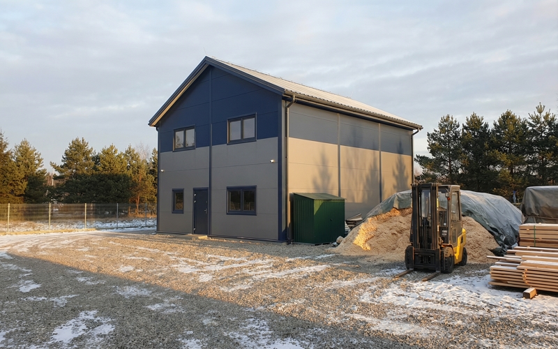 Complete Wood Shaving Pellet Plant in Poland