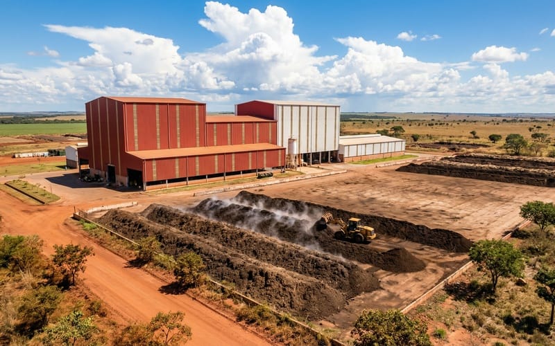 Bio Organic Fertilizer Production Line In Brazil