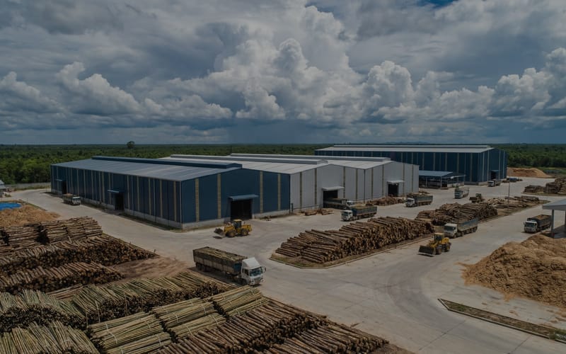 Industrial Wood Bamboo Pellet Plant Setup in Cambodia